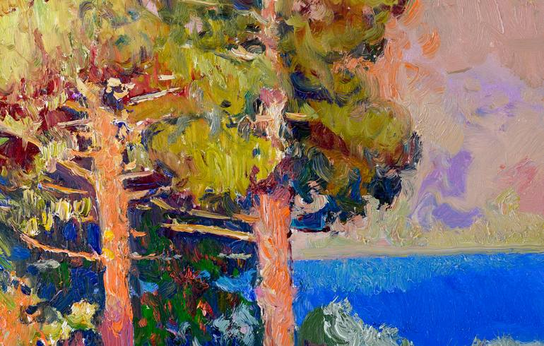 Original Expressionism Landscape Painting by Suren Nersisyan