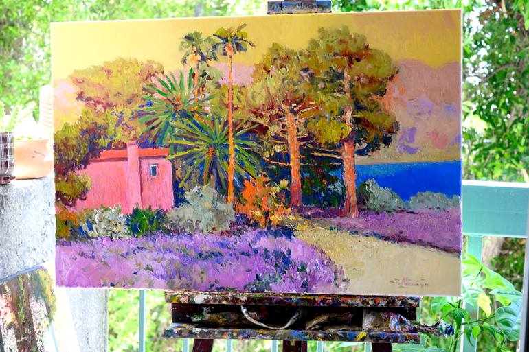 Original Expressionism Landscape Painting by Suren Nersisyan