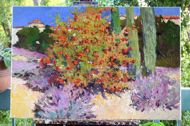 Original Impressionism Landscape Painting by Suren Nersisyan