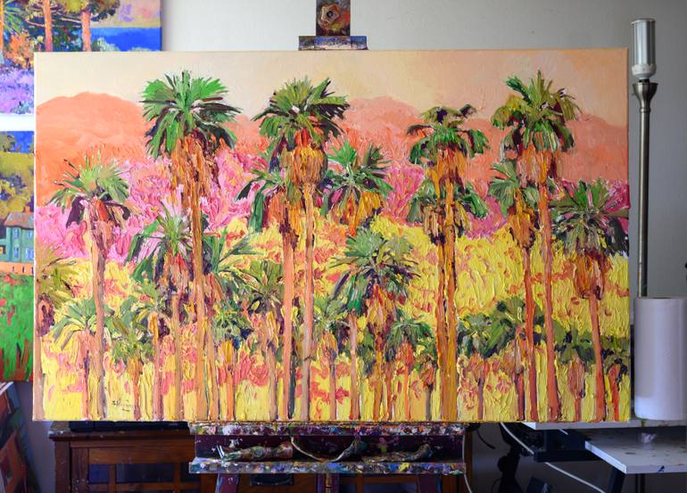 Original Expressionism Landscape Painting by Suren Nersisyan