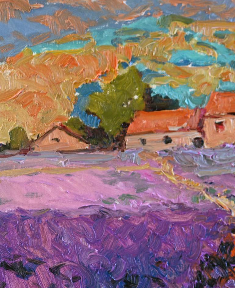 Original Impressionism Floral Painting by Suren Nersisyan