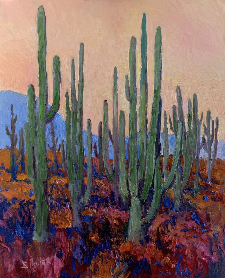 Print of Expressionism Landscape Paintings by Suren Nersisyan