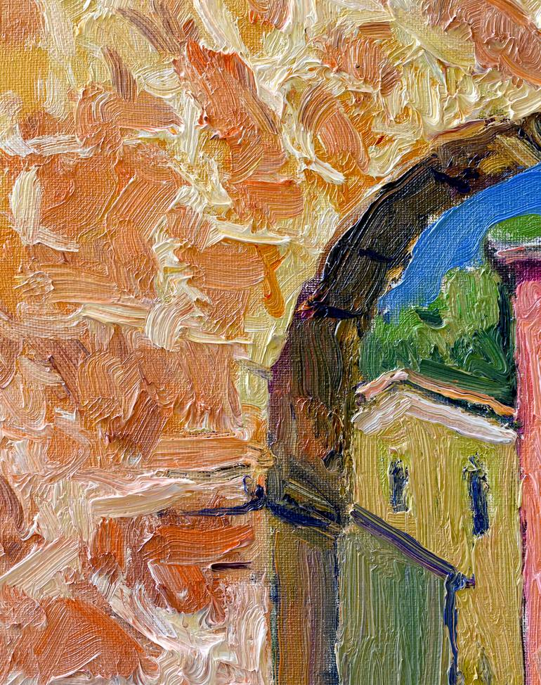 Original Impressionism Cities Painting by Suren Nersisyan