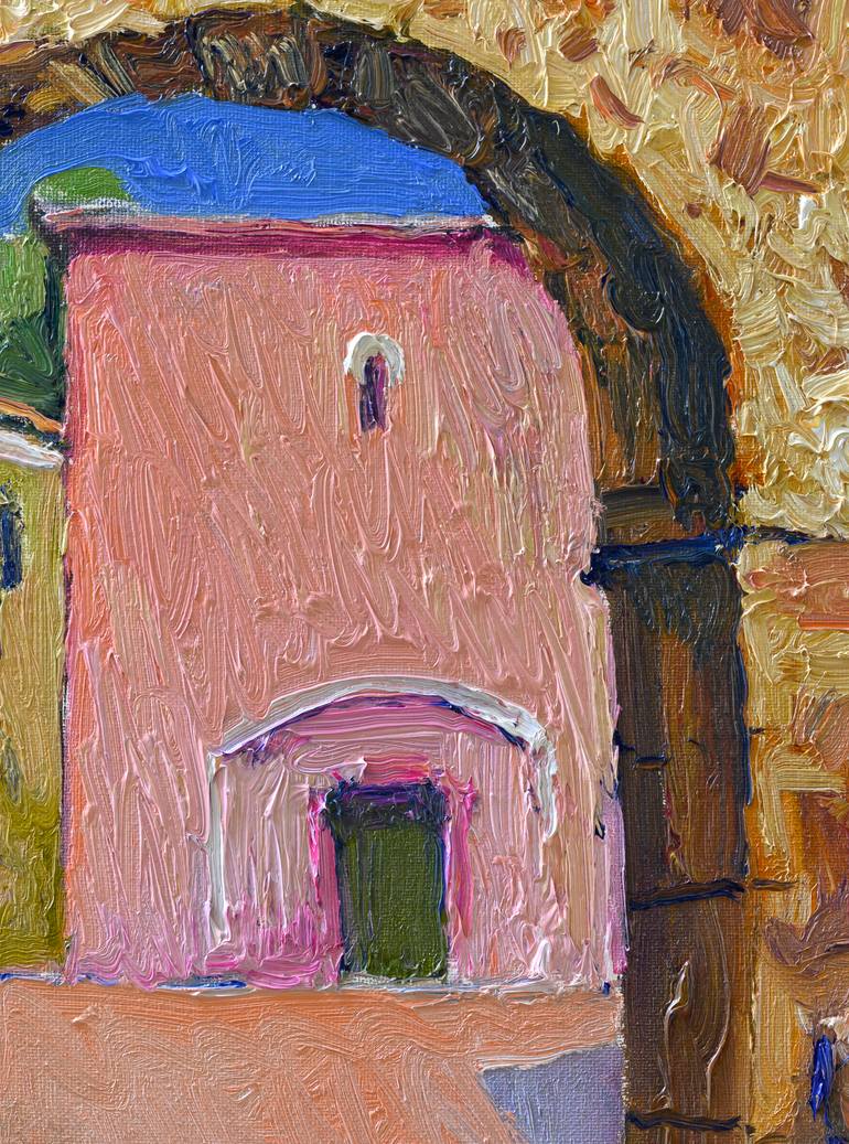 Original Impressionism Cities Painting by Suren Nersisyan