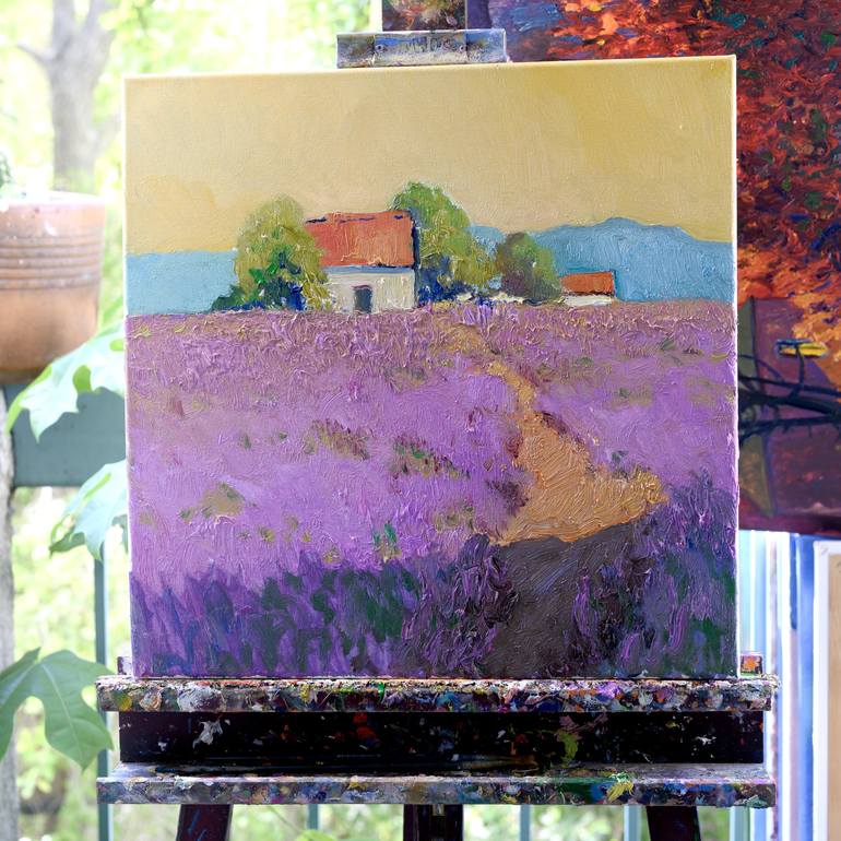 Original Impressionism Landscape Painting by Suren Nersisyan