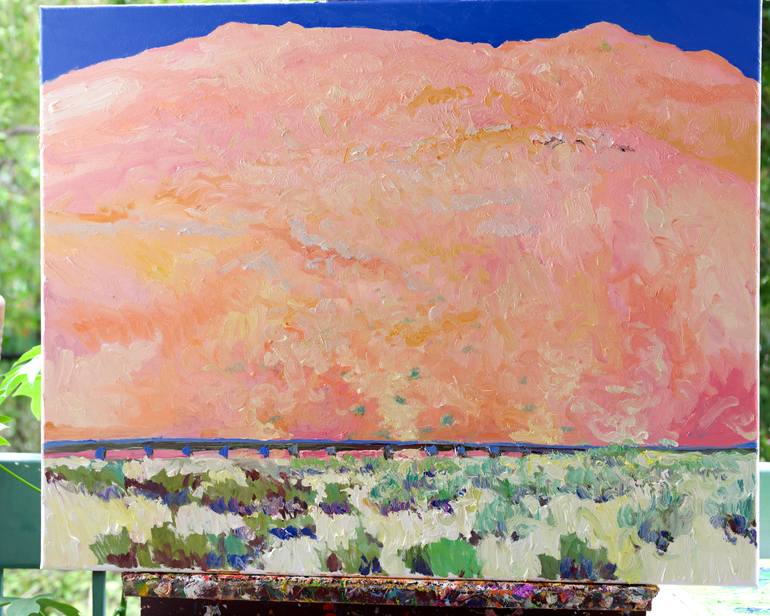 Original Expressionism Landscape Painting by Suren Nersisyan