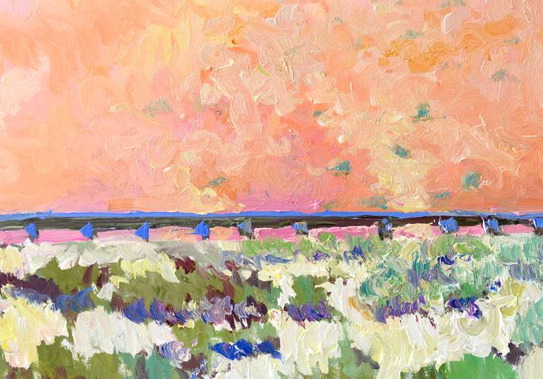 Original Expressionism Landscape Painting by Suren Nersisyan