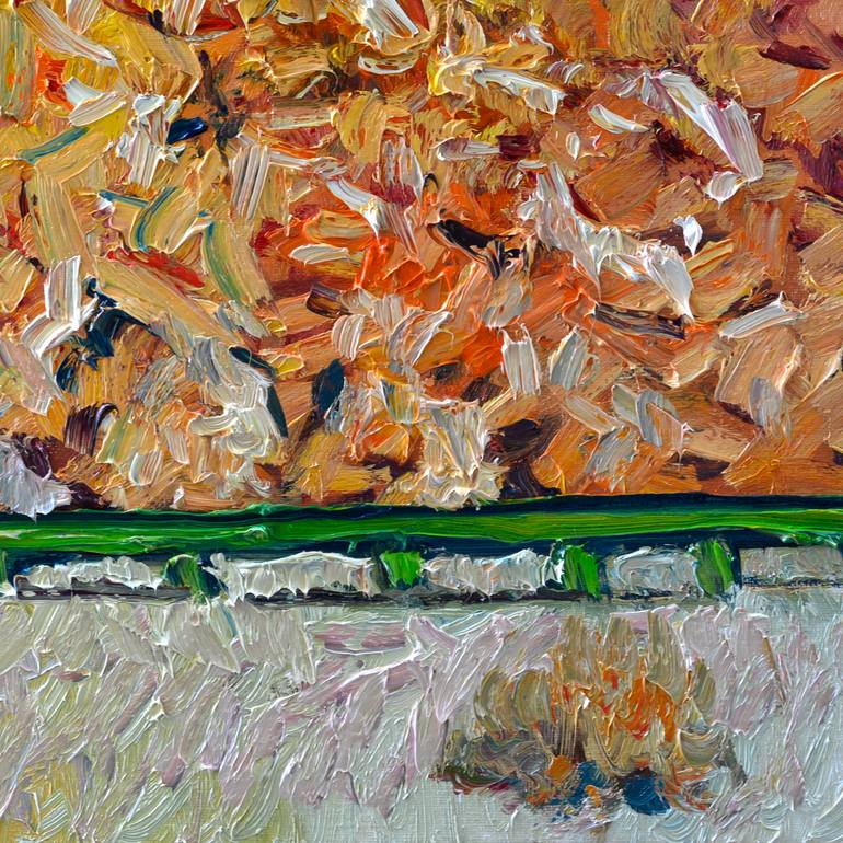 Original Expressionism Landscape Painting by Suren Nersisyan