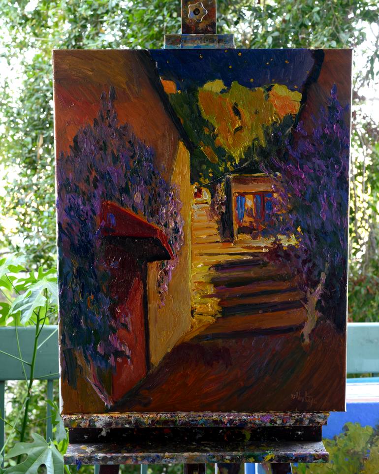 Original Expressionism Landscape Painting by Suren Nersisyan