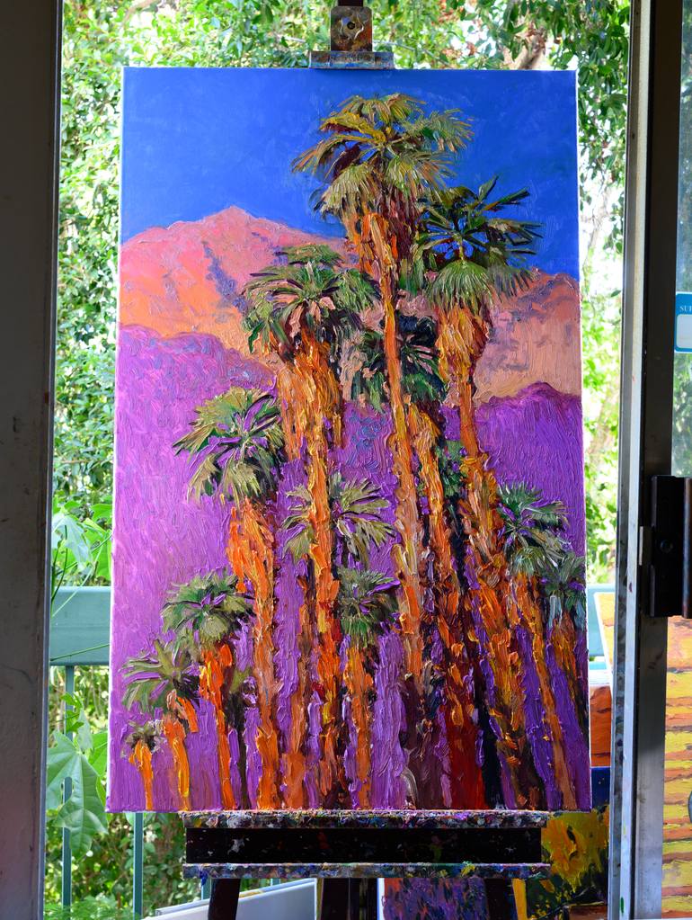 Original Expressionism Landscape Painting by Suren Nersisyan