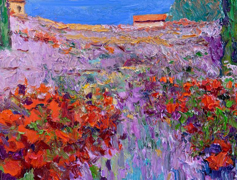 Original Impressionism Landscape Painting by Suren Nersisyan