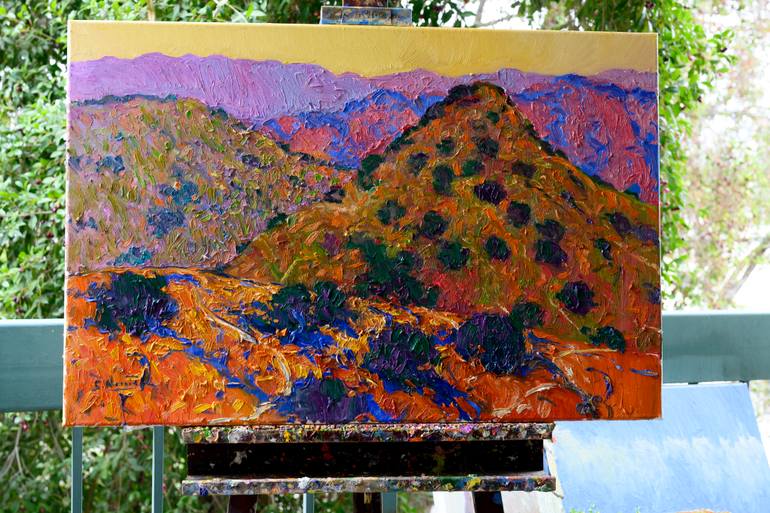 Original Expressionism Landscape Painting by Suren Nersisyan
