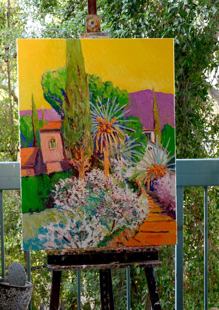 Original Expressionism Landscape Painting by Suren Nersisyan