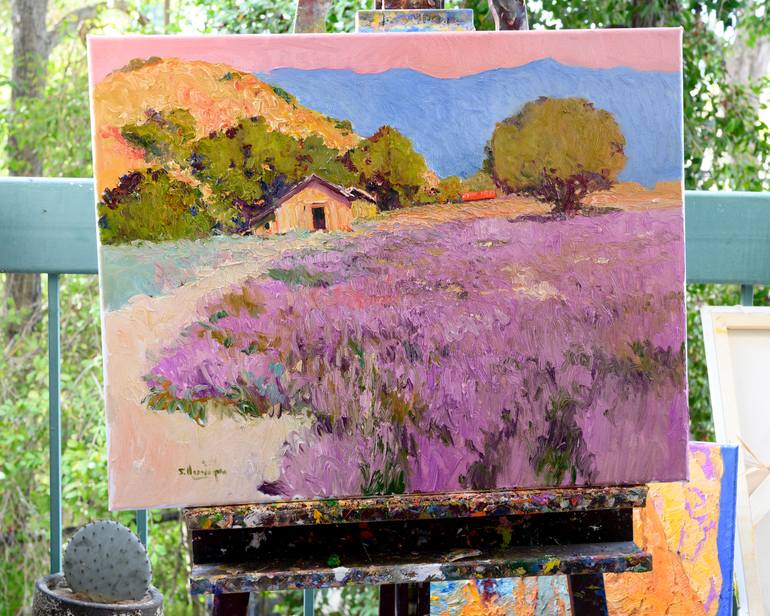 Original Expressionism Landscape Painting by Suren Nersisyan