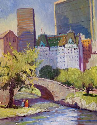 Original Impressionism Cities Paintings by Suren Nersisyan