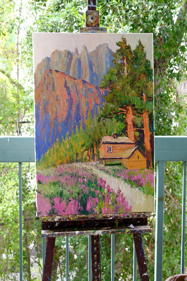 Original Expressionism Landscape Painting by Suren Nersisyan