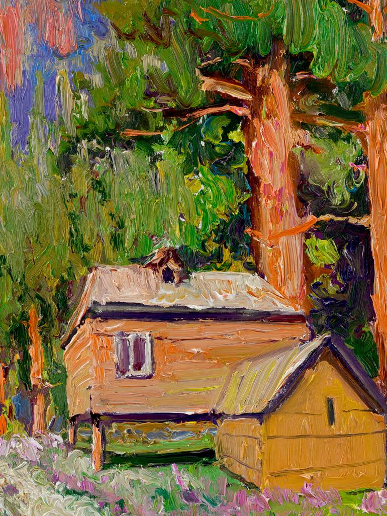 Original Expressionism Landscape Painting by Suren Nersisyan