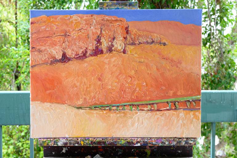 Original Expressionism Landscape Painting by Suren Nersisyan