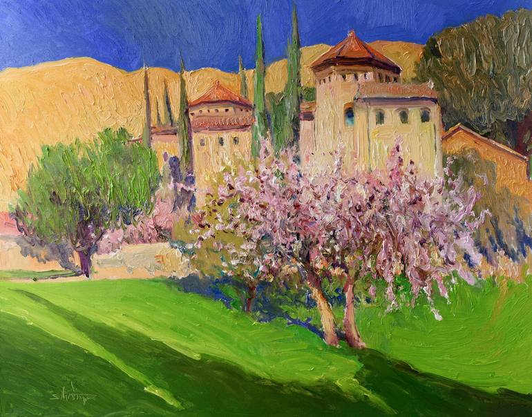 Print of Impressionism Landscape Paintings by Suren Nersisyan
