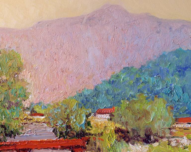 Original Impressionism Landscape Painting by Suren Nersisyan