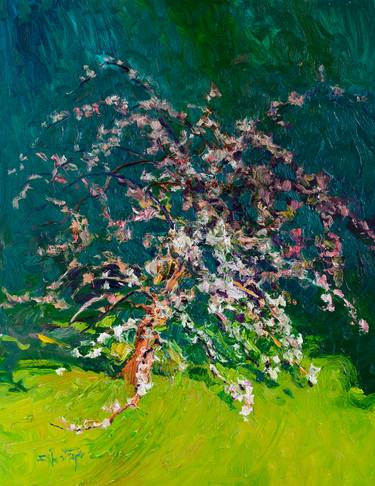 Original Impressionism Landscape Painting by Suren Nersisyan