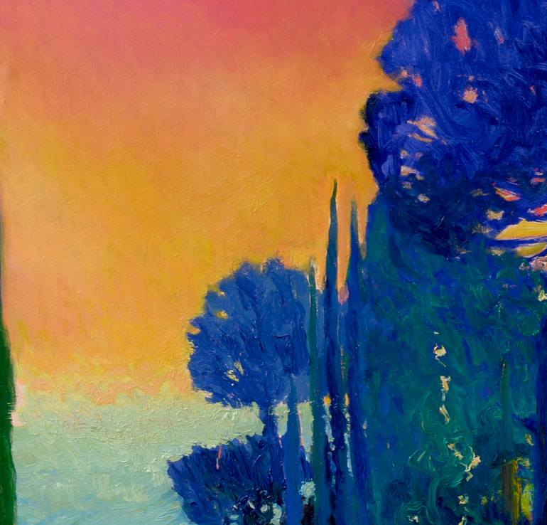 Original Expressionism Landscape Painting by Suren Nersisyan