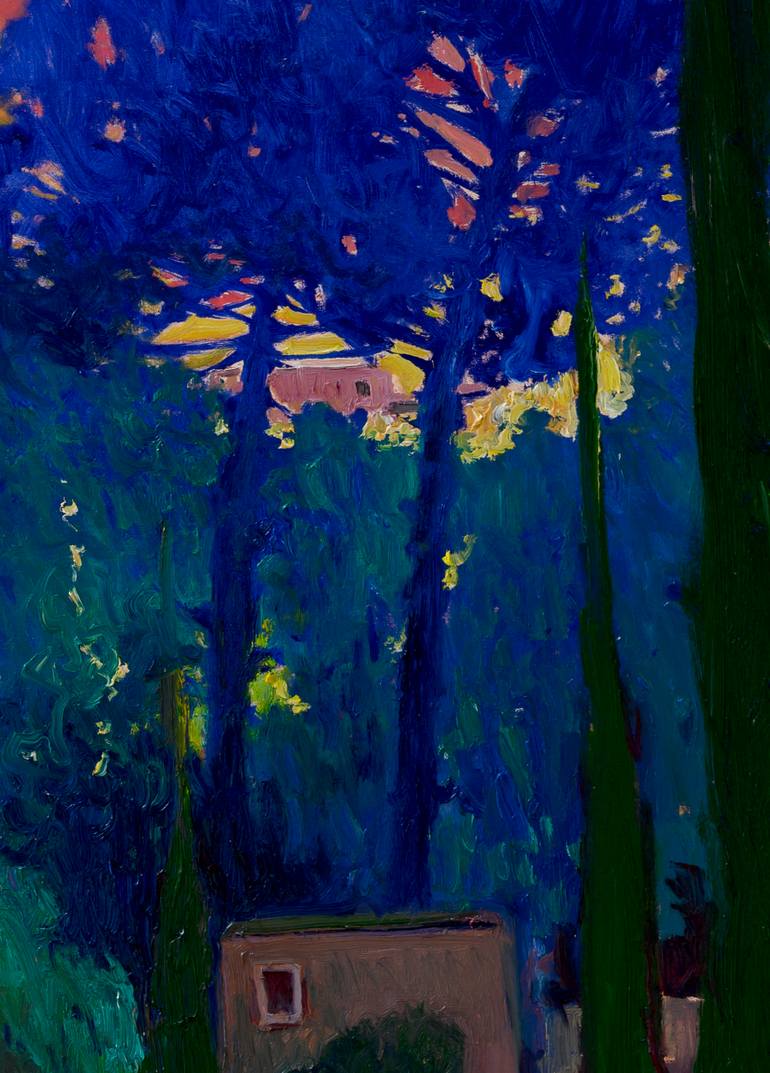Original Expressionism Landscape Painting by Suren Nersisyan