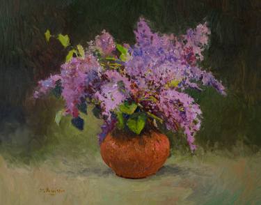 Original Impressionism Still Life Painting by Suren Nersisyan