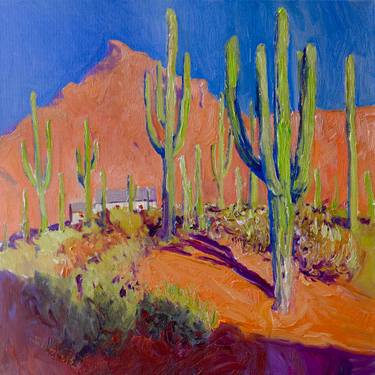 Original Impressionism Landscape Painting by Suren Nersisyan