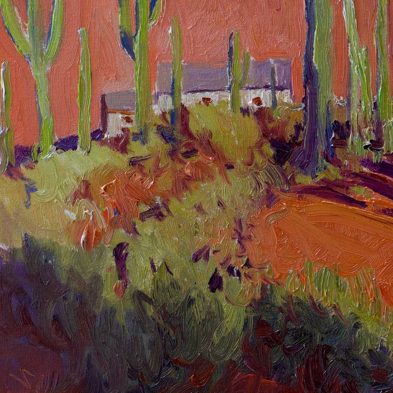 Original Expressionism Landscape Painting by Suren Nersisyan