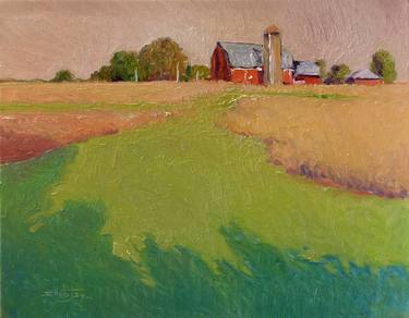 Original Impressionism Landscape Painting by Suren Nersisyan