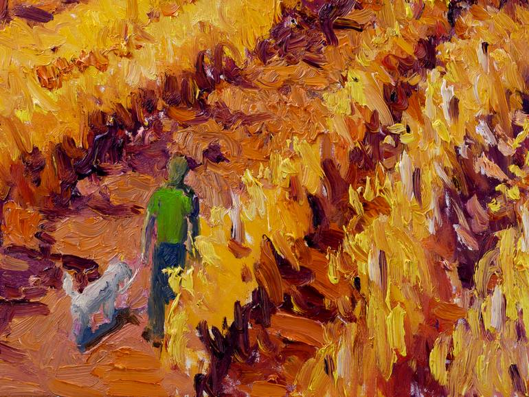 Original Impressionism Landscape Painting by Suren Nersisyan