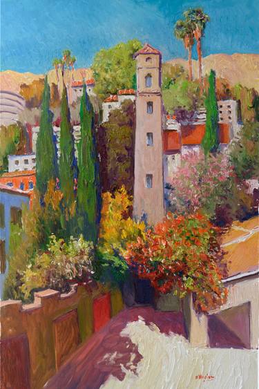 Original Expressionism Cities Paintings by Suren Nersisyan