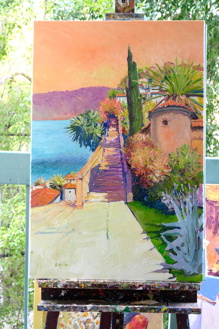 Original Expressionism Landscape Painting by Suren Nersisyan