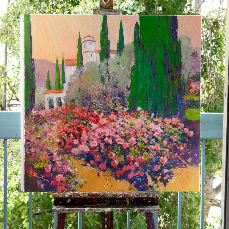 Original Expressionism Landscape Painting by Suren Nersisyan