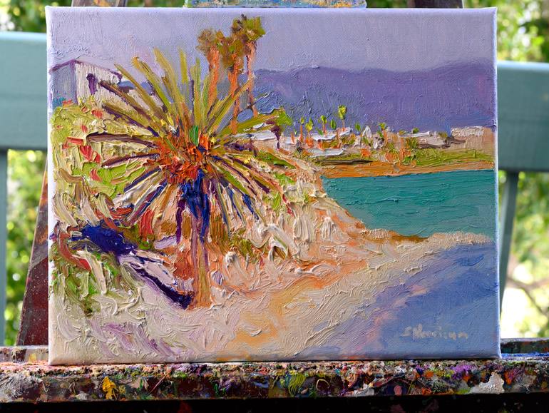 Original Impressionism Seascape Painting by Suren Nersisyan