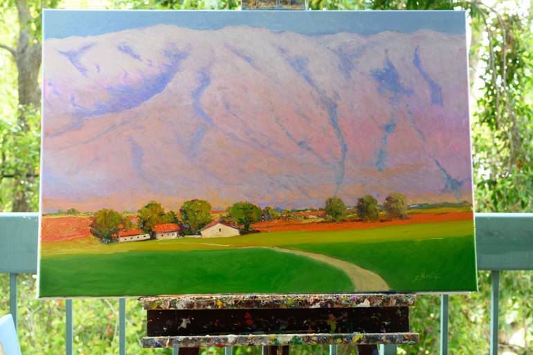 Original Expressionism Landscape Painting by Suren Nersisyan