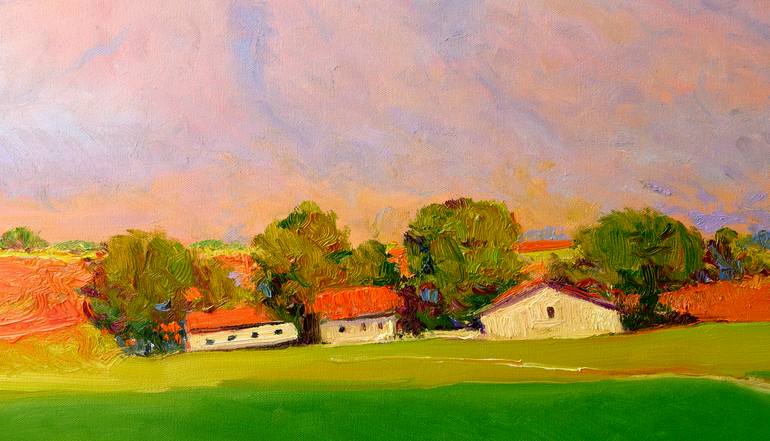 Original Expressionism Landscape Painting by Suren Nersisyan