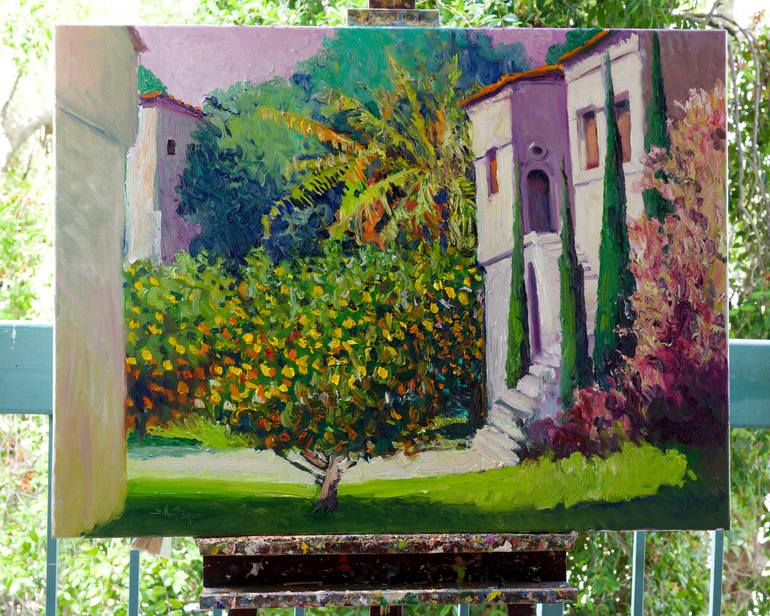 Original Expressionism Landscape Painting by Suren Nersisyan