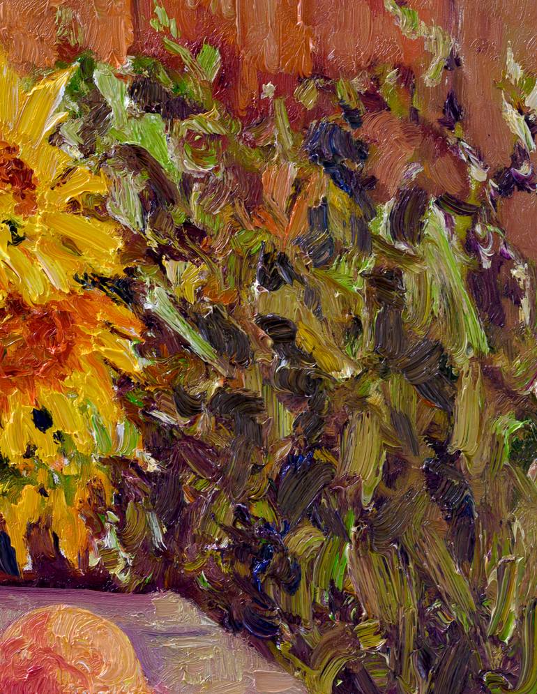 Original Expressionism Still Life Painting by Suren Nersisyan