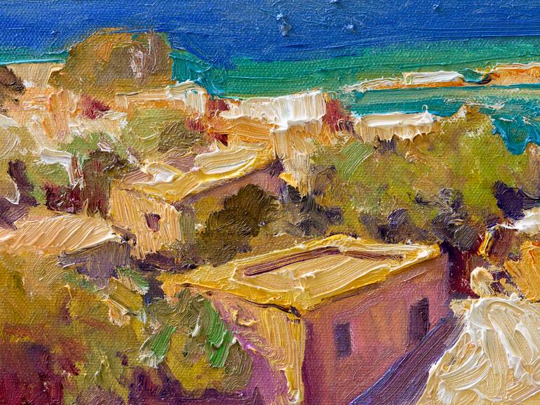 Original Expressionism Beach Painting by Suren Nersisyan