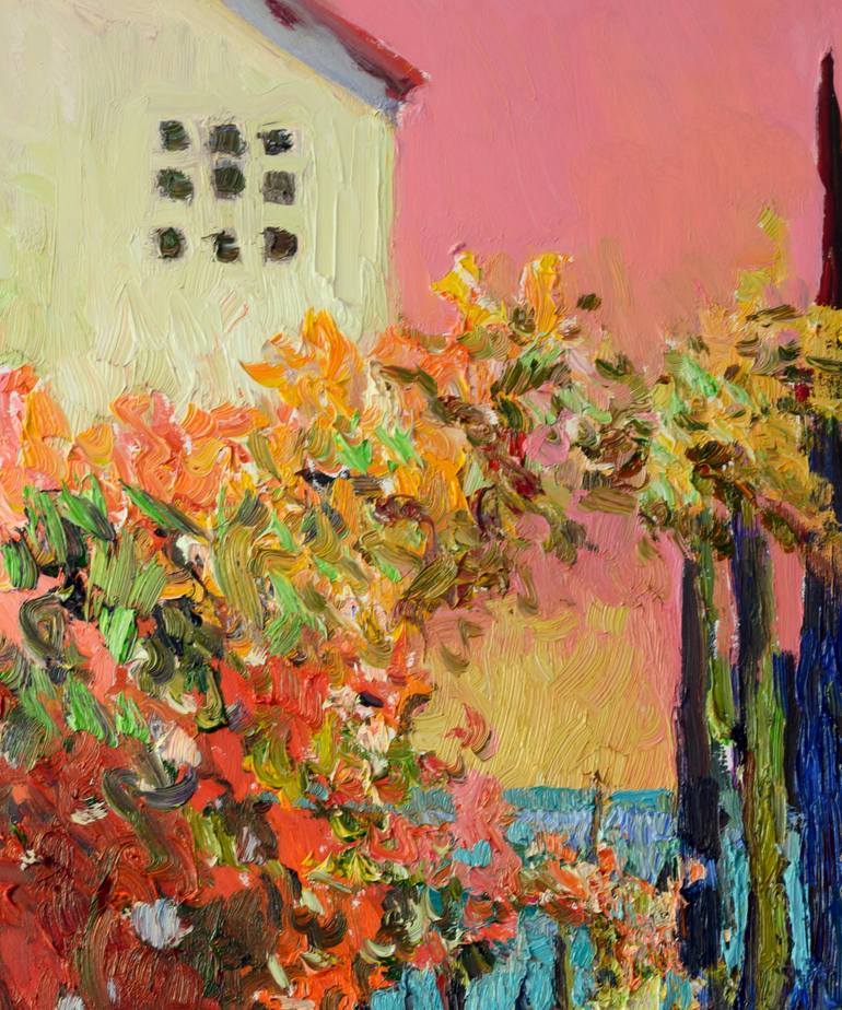 Original Expressionism Landscape Painting by Suren Nersisyan