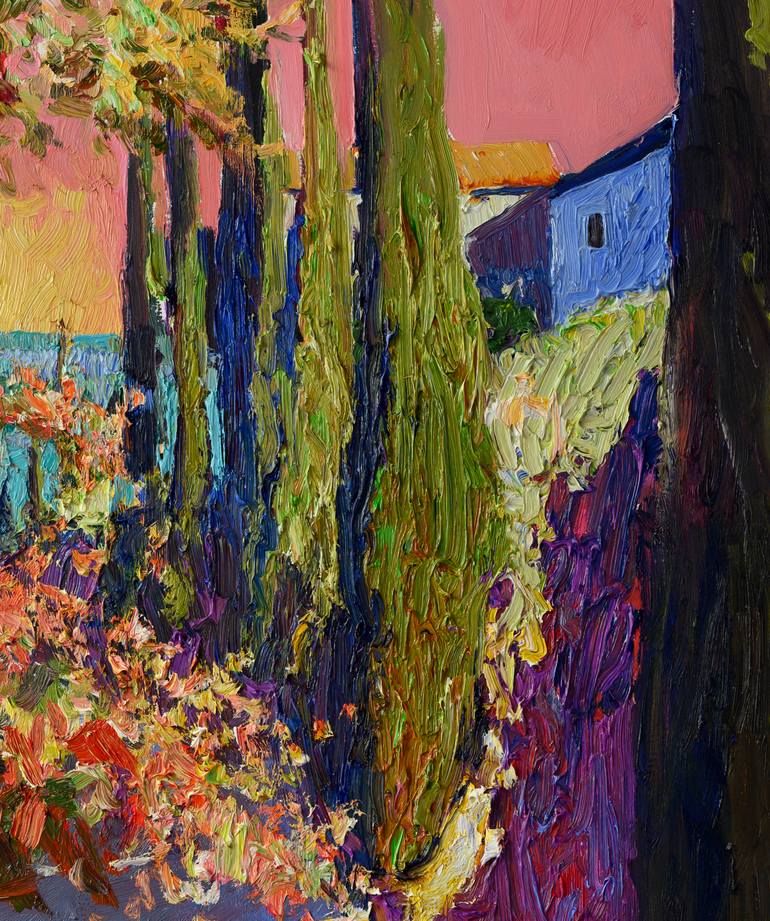 Original Expressionism Landscape Painting by Suren Nersisyan