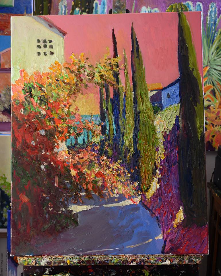 Original Expressionism Landscape Painting by Suren Nersisyan