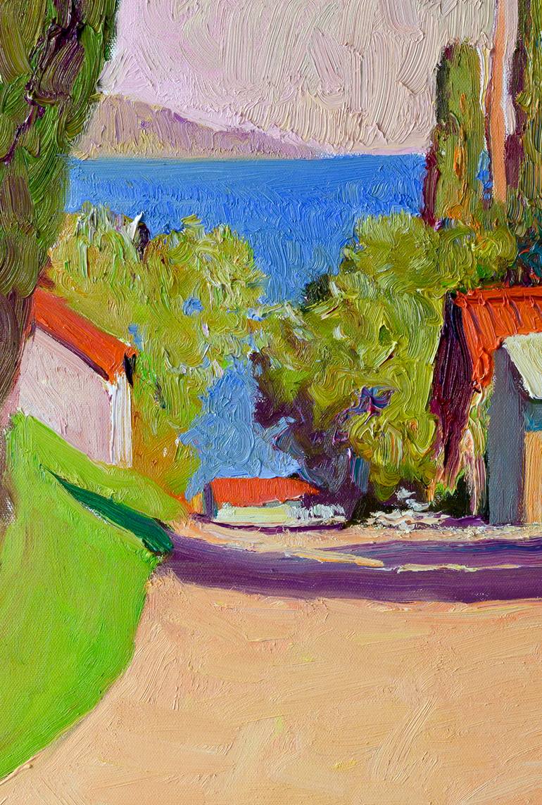 Original Impressionism Landscape Painting by Suren Nersisyan