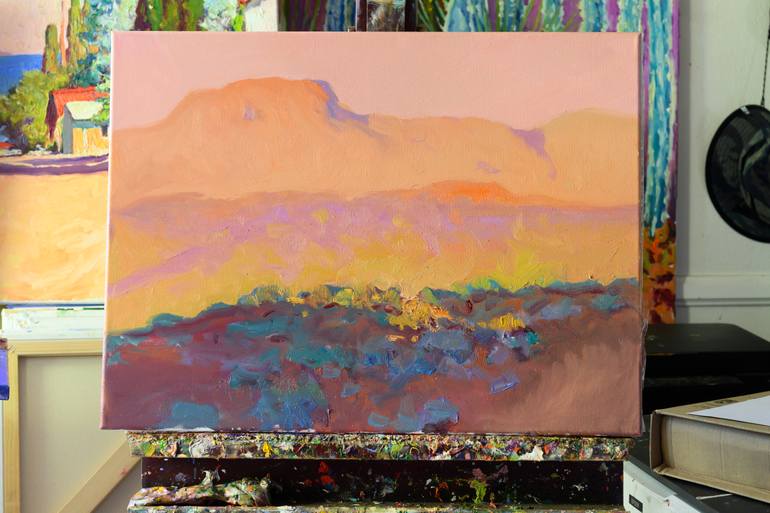 Original Impressionism Landscape Painting by Suren Nersisyan
