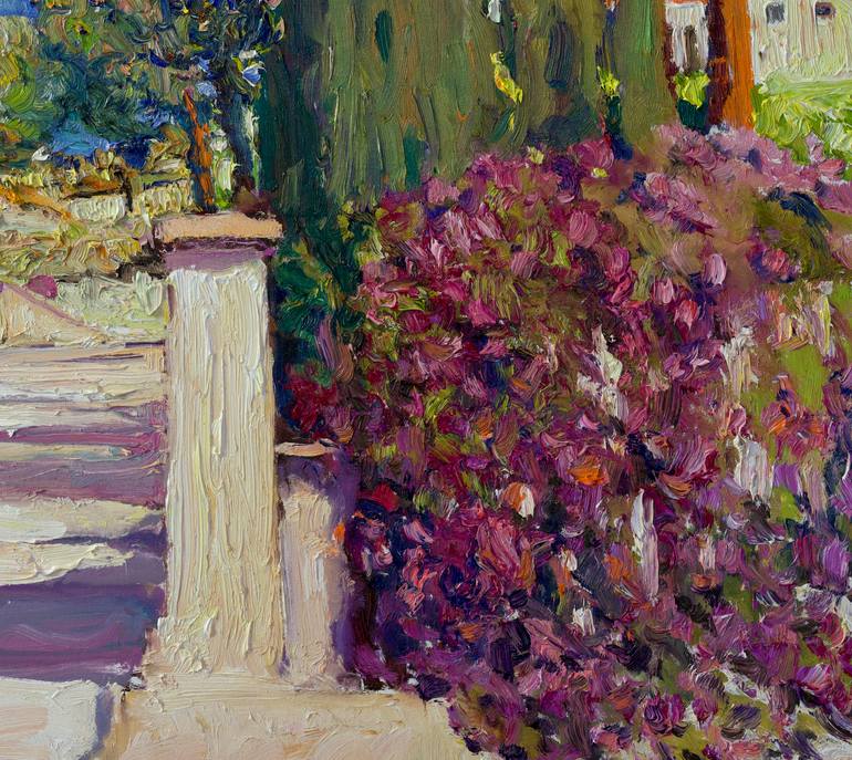 Original Abstract Expressionism Landscape Painting by Suren Nersisyan