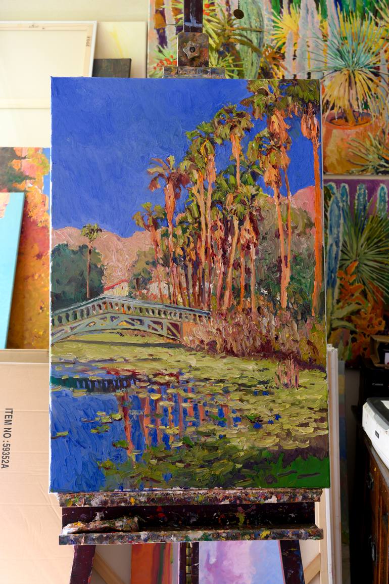 Original Expressionism Landscape Painting by Suren Nersisyan