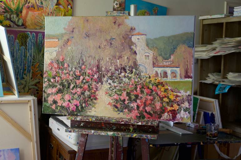 Original Expressionism Landscape Painting by Suren Nersisyan