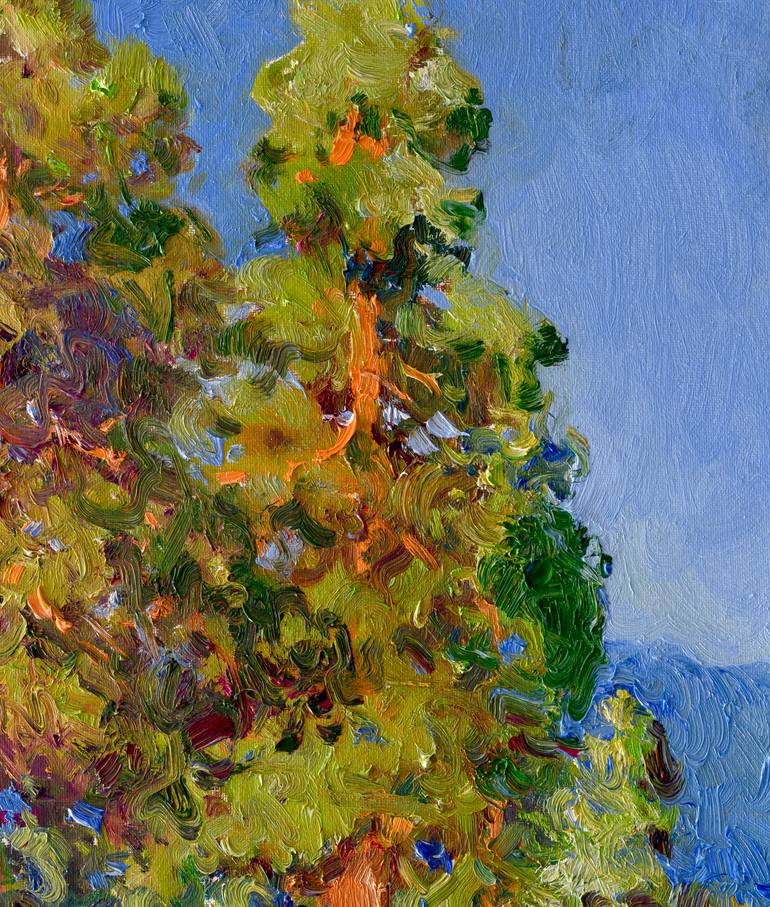 Original Expressionism Landscape Painting by Suren Nersisyan